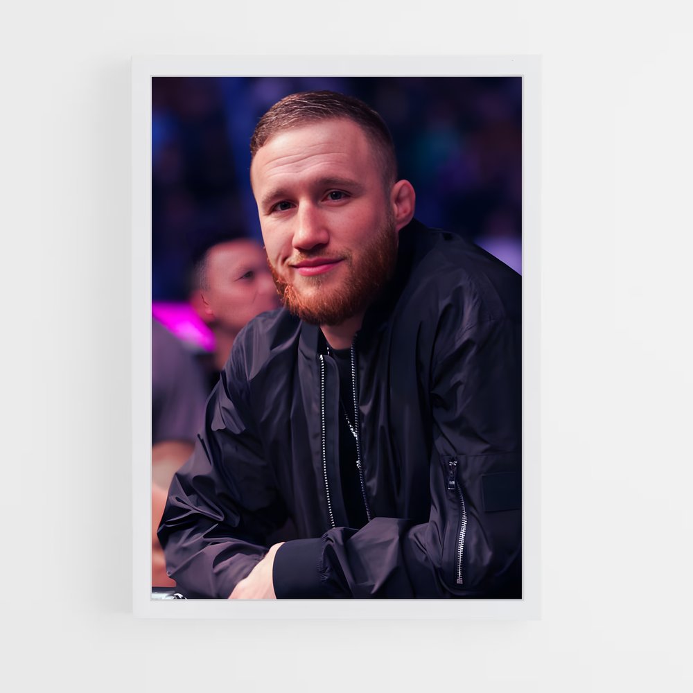 Poster All-in Gaethje – affiche MMA (vue 3)